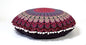 Large Round seat Floor Cushion Chair Ottoman Cover Pouf Pillow Meditation Floor Cushions for Adults Seating pouffe Ottoman Throw Covers Craft Room Furniture for Sitting Cover 22 Inches (Pink)