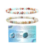 4mm 6mm 8mm Healing Crystal Bracelets for Women Men Natural Stone Beaded Stretch Bracelet Handmade Gemstone Reiki Spiritual Jewelry Gifts - color: Amazonite+Agalmatolite Jasper-Lucky, size: 4mm