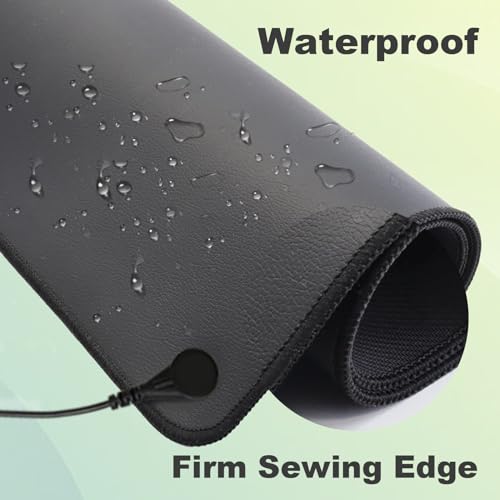 Grounding Mat, 11.8 * 23.6 Conductive Grounding Mat for Bed, Grounding Pad for Better Sleep, Reduce Anxiety, Feet and Back Pain, Inflammation, Headache Relief