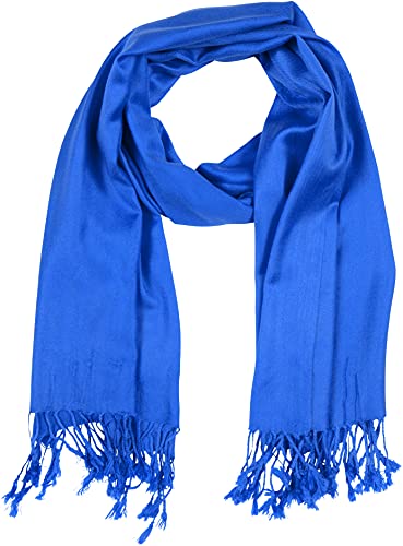 Sakkas 78" X 28" Rayon from Bamboo Soft Solid Pashmina Feel Shawl/Wrap/Stole - color: Midnight