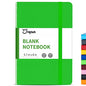 JOYEUX Blank Journal Notebook, A5, 160 Pages 100 Gsm Thick Sketch Books Hardcover Journal for Writing, 5.7 inches x 8 inches Notebooks for Work (Green) - color: Green