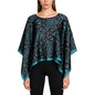 Women's Satin Cover Up Short Poncho Tops Sheer Chiffon Boho Pashmina Shawl Beach Soft Shawl - color: Style16