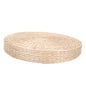 Japanese Style Woven Meditation Cushion Floor Pad Thick Round Seating Cushion for Home Decor Yoga Office and Relaxation Natural and Rustic Design