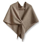 Pashmina Blend Shawl Wraps Women Knitted Shawls Wraps Cardigan Cape Cashmere Shoulder Top Sweater Shawl travel scarf - color: Light Brown