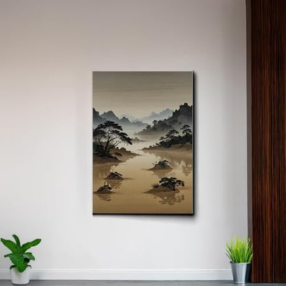 Japanese Wall Art, Minimalist Wall Art, Neutral Abstract Art, Modern Minimalist, Zen Wall Art, Zen Printed Wall Art, Japanese Art Print, Art Decor, Wall