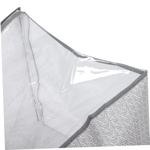 Zerodeko Multi Functional Large Storage Bag with Zipper for Clothes Blankets and Luggage Versatile Organizer for Home Travel and Moving Arrow Design for Closet