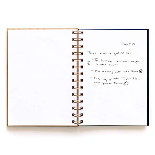 Do What You Love Wood Journal [Notebook, Sketchbook, Spiral Bound, Blank Pages]