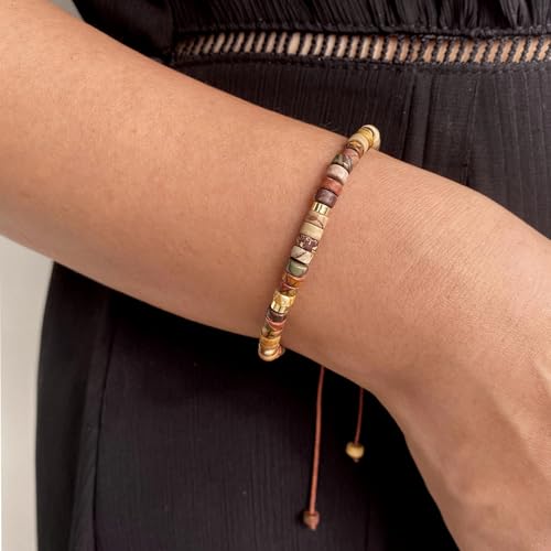 yupoxiu Inspirational Gifts Healing Natural Stone Bracelets - Thinking of You, Get Well Soon Encouragement Gifts Strength Bracelets for Women Friends Sister, Christmas Stocking Stuffers Thanksgiving Basket