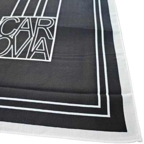 35" Head Scarf Large Square Scarf Like Cotton Hairscarf Fashion Scarves Bandana Night Sleeping Wraps for Women B01 - color: Black- White Lines