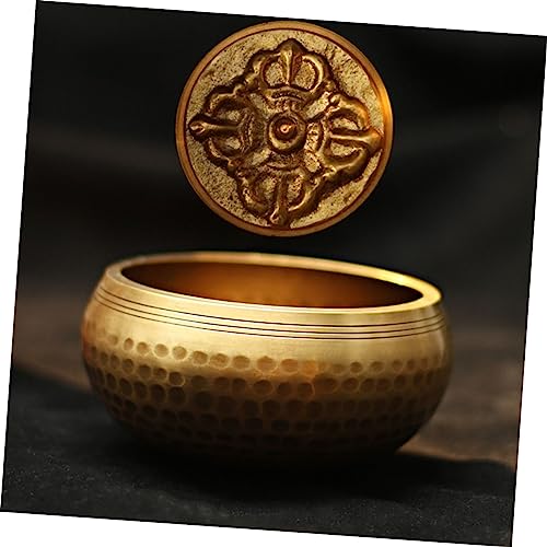 SUPVOX 1 Set Handmade Meditation Sound Bowl Set with Silk Box for Yoga and Home Use Complete Accessories for Healing and Mindfulness Practices Portable Bowl Kit