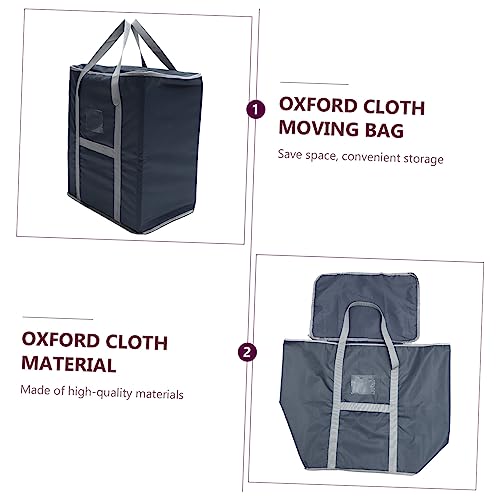 1Pc Extra Oxford Cloth Moving Storage Bag Durable Zippered Bedding Pouch for Clothes and Quilts for Packing and Organizing Essentials