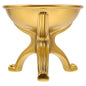 VALICLUD Gold Religious Offering Bowl Decorative Statue Hand-painted Resin Altar Accent for Prayer Meditation and Festive Home Decor