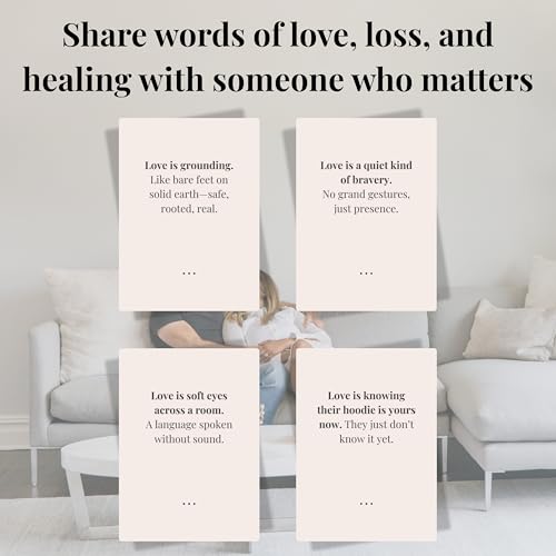 In Other Words, Love – 100 Poetic Reflections on Heartbreak, Joy & All the Ways Love Shows Up – Romantic, Healing, & Affirmation Card Deck for Women, Men & Teens – Self-Care, Journaling, Therapy