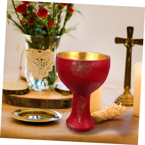 STOBAZA Altar Supplies Resin Altar Cup Holy Resin Cup Prop Desktop Decor Vessel