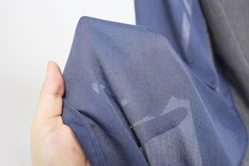 Jeelow Solid Color Scarf Wrap Shawl for Women Men – Soft Lightweight Head Scarf, All Season, Travel Beach Office Daily Wear - color: Blue Jean Hollow Out