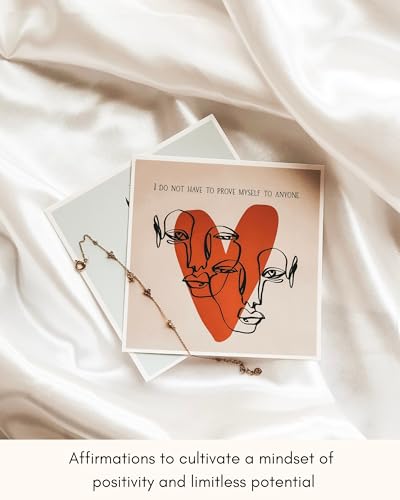 Lamare Positive Affirmation Cards for Women – Daily Affirmations of Positive Quotes and Mindfulness Cards, Inspirational Spiritual Gifts - size: 4.7 X4.7 inch, style: Original Affirmation Cards