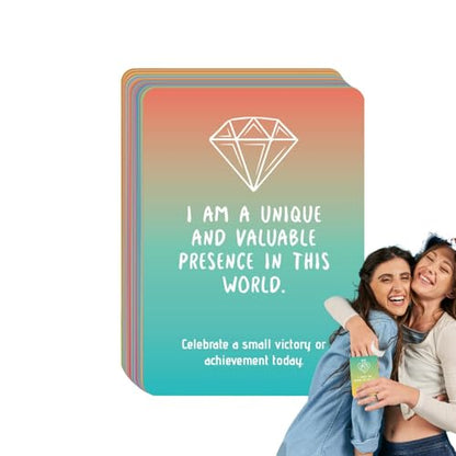 50Pcs Meditation Cards For Women, Mindful Affirmation Cards, Motivational Positive Quotes For Mindfulness Meditation Practice Emotional Sustenance