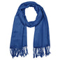 Falari Women's Soft Solid Color Pashmina Shawl Wrap Scarf, for Wedding, Bridesmaid Gifts, Evening Dress - color: Light Navy
