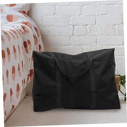 minkissy 2Pcs Heavy Duty Quilt Storage Bags Multi Use Luggage Organizer Durable Oxford Cloth for Moving Travel Home for Blankets Clothes Sundries