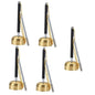 Temple Supplies Meditation Bell Meditation Cushion Brass Call Bell Dinner Bell Desk Topper Classroom Bell Handbell Instrument Handheld Bell The Bell Metal Nurse Desktop(5pcs) - color: 5pcs