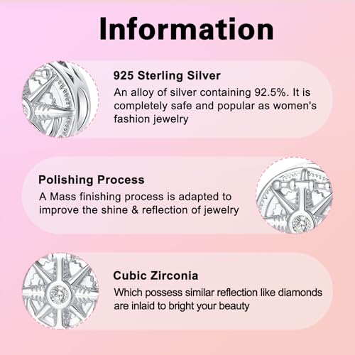 Prayer Cross Elephant Airplane Suitcase Charm 925 Sterling Silver Charms fits for Bracelets Necklace Pendant Bead Charms Jewelry Gift for Women Family - color: Anchor Charm