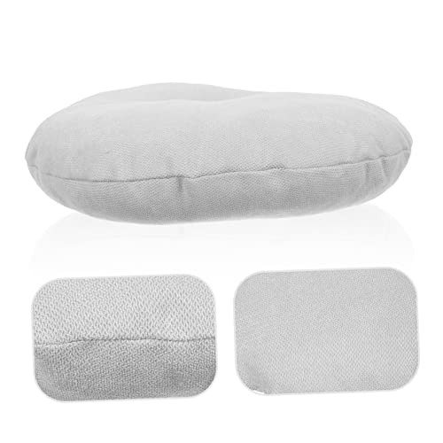 Levemolo Grey Cushion Restorative Yoga Props Zafu Meditation Pillow Zabuton Floor Seat Meditation Decor Comfortable for Adults