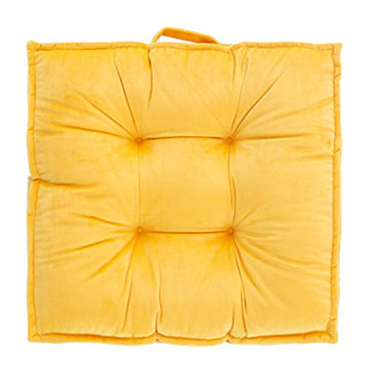 WJXBoos Thick Large Floor Cushion,with Carrying Handle Portable Tatami Square Seat Cushion Floor Pillow Meditation Worship Buddha Yoga A 4343cm(1717inch)