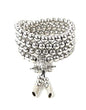 108 Destiny Nepal Prayer Full Metal Buddism Bead Mala Necklace (full stainless steel)