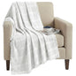 Mira Waffle Throw Blanket with Tassels - 50x66 Inch - 100% Turkish Cotton Tencel Breathable Blend Lightweight Blanket for Couch, Sofa, Bed - color: Cream