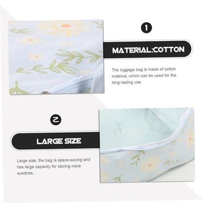 Ciieeo Large Capacity Cotton Storage Bag for Quilts and Clothes Versatile Luggage and Toy Organizer Space-saving Design