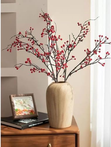 Vases Desktop Ceramic Ornament Decor Zen Flower Arrangement Living Room Dining Table Hotel Shop Foyer Bar(25X12CM) - size: 25X12CM