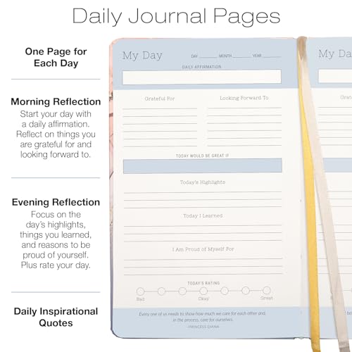 Five Minute Self Care Journal - Colorful Marble - style: Colorful Marble