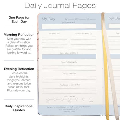 Five Minute Self Care Journal - Colorful Marble - style: Colorful Marble