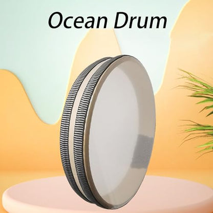 10inch Natural Ocean Drum Wave Bead Sea Sound Drum Musical Instrument Percussion