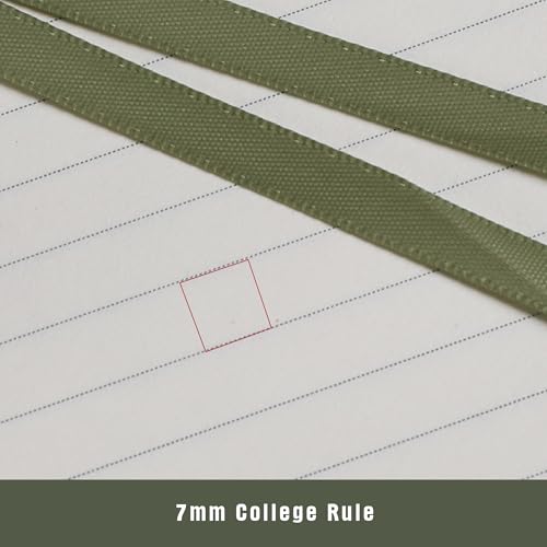 TIEFOSSI Lined Journal Notebook for Women Men, Leather Journal with Pen, A5 Evil Eye Hardcover Notebook for Work, Journaling, Travel & School, 100 GSM Thick Paper, 320 Numbered Pages, 6.2 x 8.3 in - color: Green