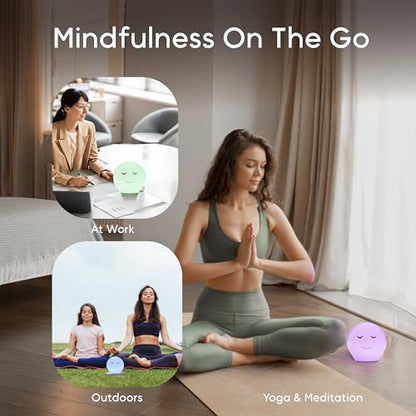 Breathing Pal 'Benny'- Mindfulness Breathing Light, Guided Visual Meditation Breathing Light, Anxiety Relief Items for Calm Down Corner/Meditation/Sleep for Adult&Kid - size: Benny (Ball)