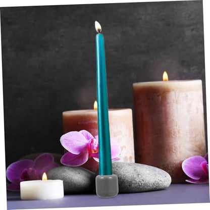 5pcs Round Ceramic Chime Candle Holder Ritual Candles Centerpiece Photo Props