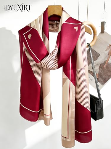 100% Mulberry Silk Oversized Women’s Sun-Shielding Shawl Formal Evening Neckwear Featherlight Airy - color: N16-blush Gleam Scarf（69" X 21"inch）