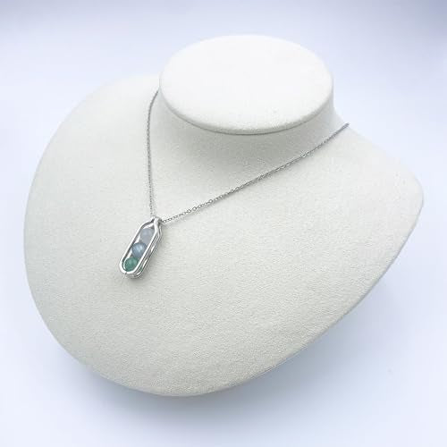 Natural Crystal Necklace Gift for New Beginnings, Crystals and Healing Stones Necklace for Anxiety Relief, Encourage Gift For Women, Mum, Natural Genuine Gemstone, Cheer Up - color: Gold, style: New Beginnings