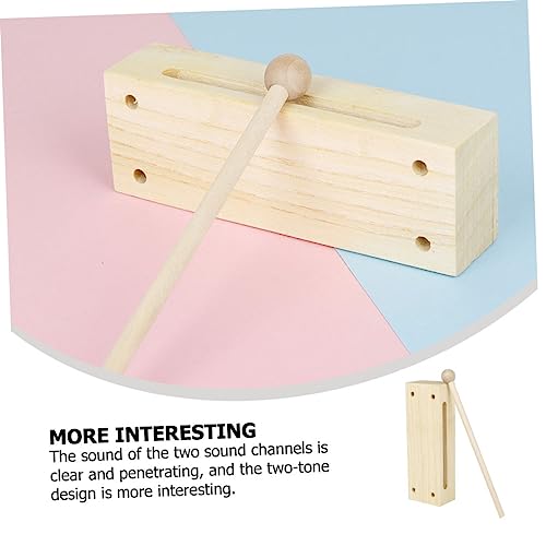 Vaguelly Traditional Music Rhythm Block Musical Toy Percussion Block Educational Boys and Girls Instrument Music Plaything for Boys and Girls