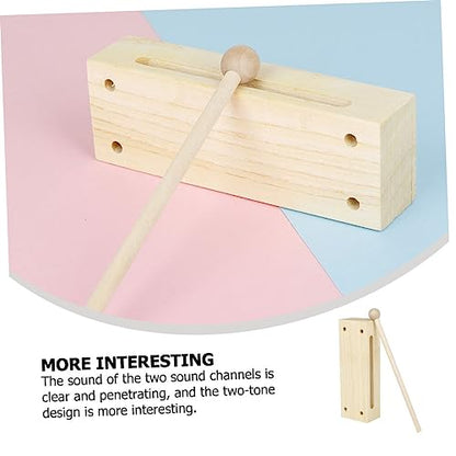Vaguelly Traditional Music Rhythm Block Musical Toy Percussion Block Educational Boys and Girls Instrument Music Plaything for Boys and Girls