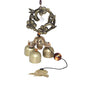 Wreath Wind Chimes Metal Garden Bells Hummingbird WindChimes for Lucky Outdoor Garden Patio Hanging Decor Gift for Mother