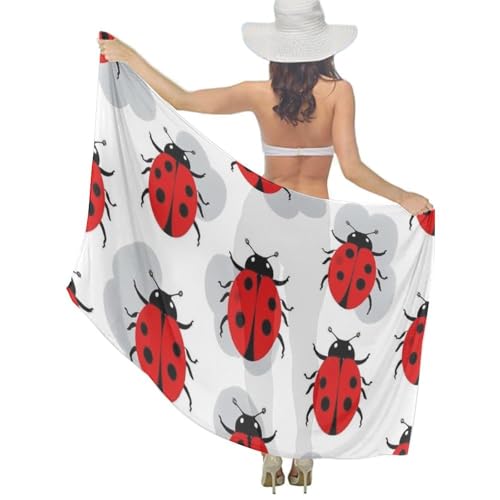 Women's Lightweight Long Scarf Thin Scarf Beach Headscarf Wimwear Bikini Wrap - color: Color652
