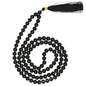 Amazing Gemstone Black Tourmaline Mala Beads - 108 Prayer Beads for Meditation and Mindfulness Practice, Handcrafted Mala Beads with Natural Gemstones for Spiritual Healing and Relaxation(Plain) - color: Black Tourmaline, style: Plain
