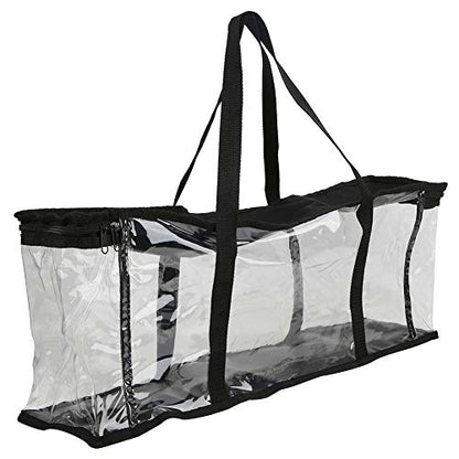High-Capacity CD Storage Bag, Transparent Organizer Tote, Portable Wallet for Home Travel and Book Collection