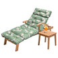 Outdoor Chaise Lounge Chair Cushion 75.1 x 23.6 x 4.7in, Waterproof Replacement Cotton Patio Thickened Pool Lounge Chair Cushion with Ties for Patio Outdoor Furniture,Ginkgo Breeze - color: Ginkgo Breeze