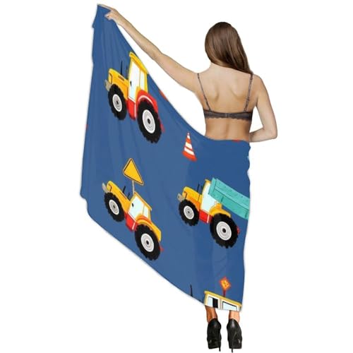 Fashion Travel Swimwear Bikini Wrap All Seasons Chiffon Scarf Beach Yarn Shawl - color: Color968