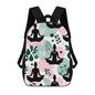Meditation Yoga Nature 17 Inch Travel Backpack Casual Daypacks Computer Shoulder Bag for Work Shopping
