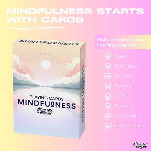 Lingo Mindfulness Playing Cards | 52 Cards for Present Living