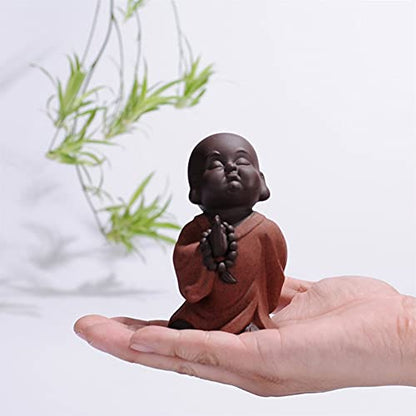 Table Desktop Decor Creative Chinese Desktop Decoration Zen Little Monk Home Decoration Ceramic Desktop Crafts Decoration Accessories Statue Ornament